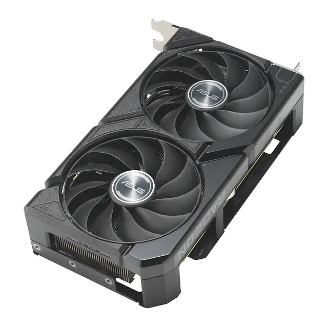 ASUS Dual Radeon RX 9060 XT 16 GB, vista 4