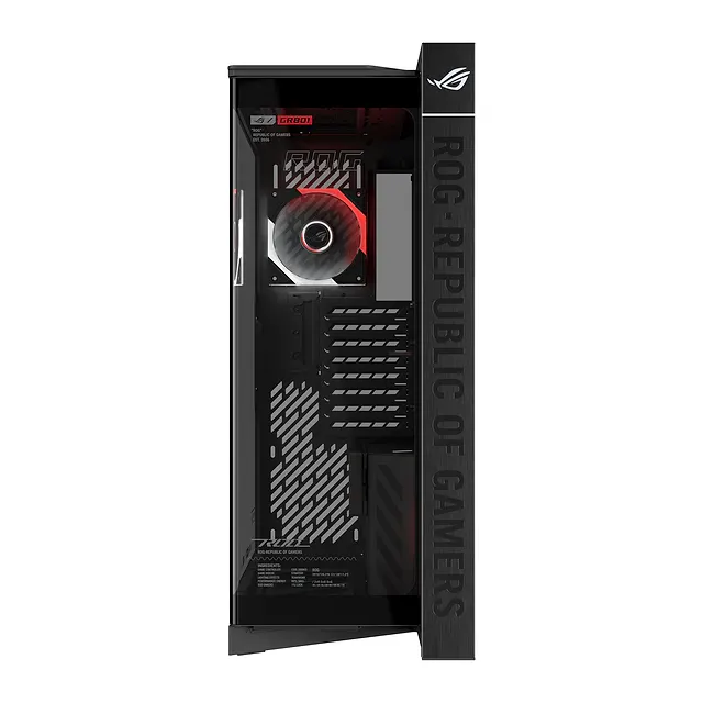 ASUS ROG Cronox GR801 Curve TG ARGB Black, vista 4