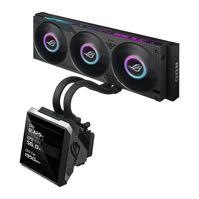 ASUS ROG Strix SLC IV 360 ARGB LCD, vista 3