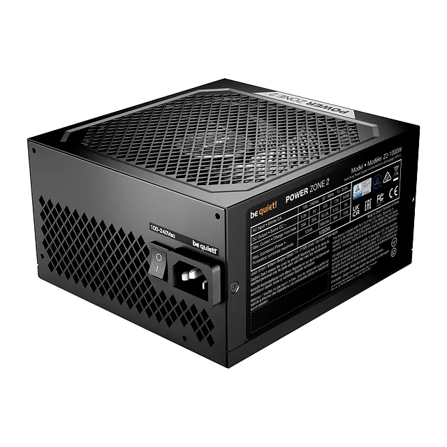be quiet! Power Zone 2 1000 W 80 PLUS Platinum, vista 3