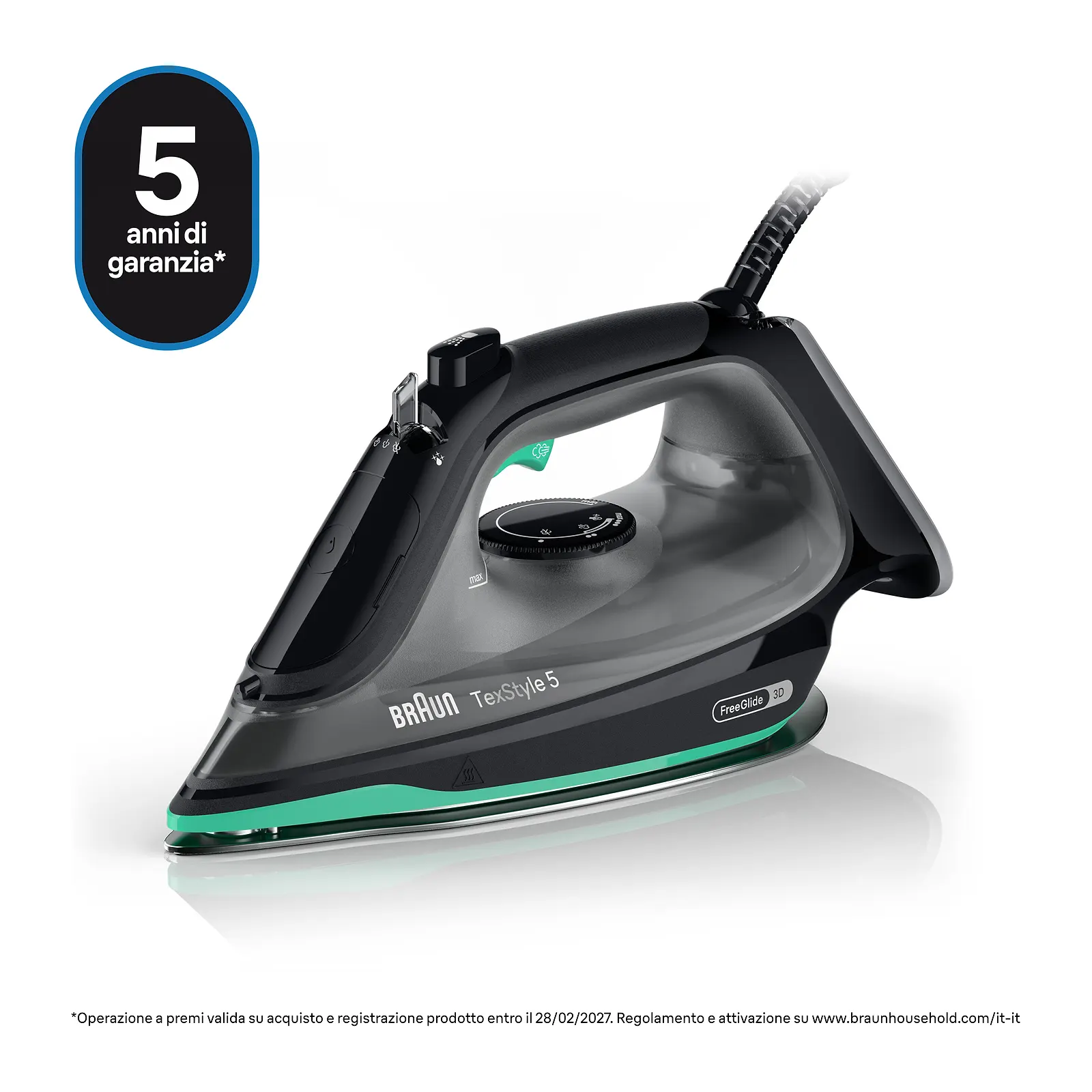 Braun Ferro da stiro TexStyle 5 SI 5277 GR