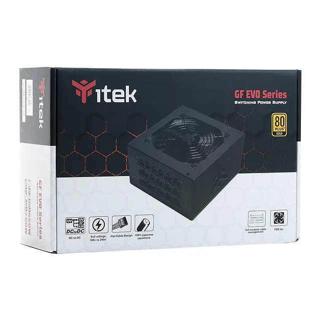 itek GF750 EVO 80 PLUS Gold, vista 2