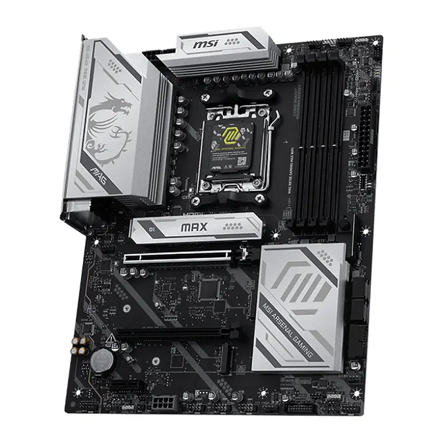 MSI MAG X870E Gaming Max WiFi, vista 3