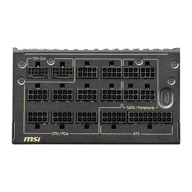 MSI MEG Ai1600T PCIE5 80 PLUS Titanium, vista 2