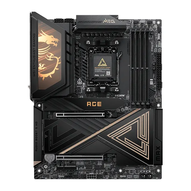 MSI MEG X870E Ace Max, vista 2