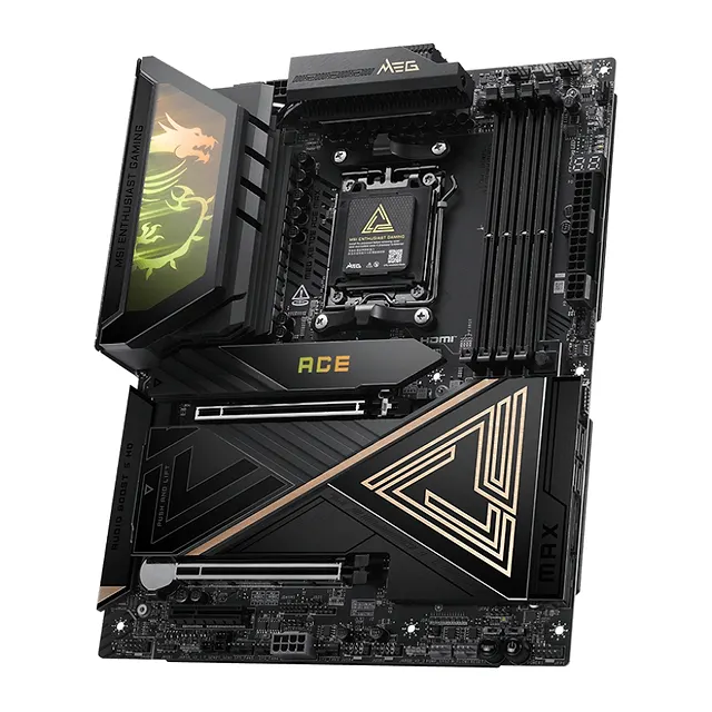 MSI MEG X870E Ace Max, vista 3