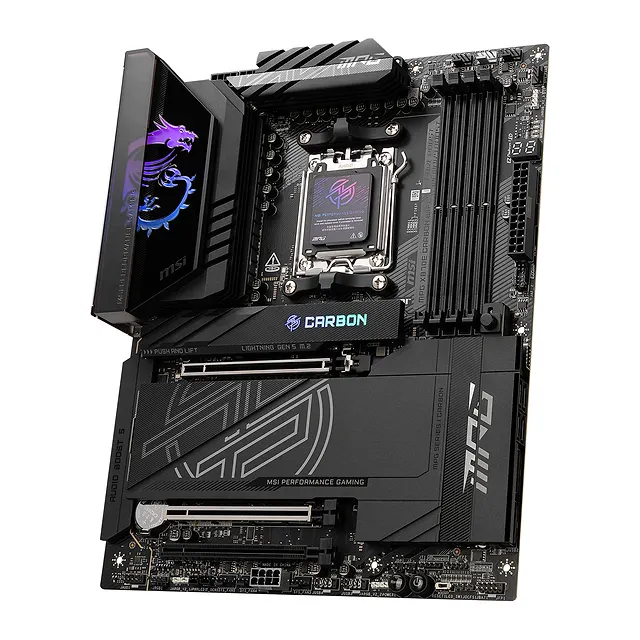 MSI MPG X870E Carbon WiFi, vista 3