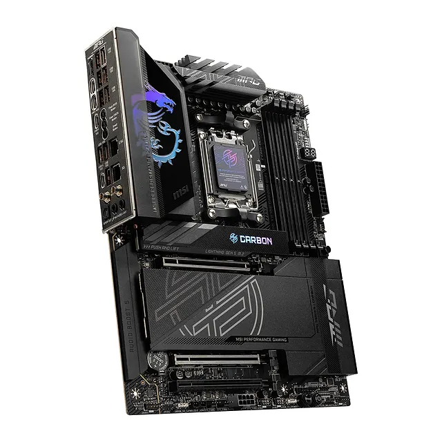 MSI MPG X870E Carbon WiFi, vista 4