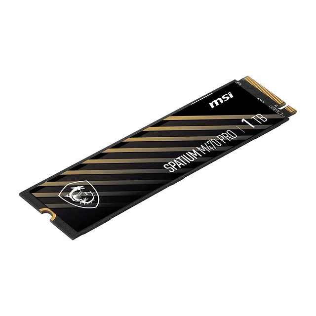 MSI SPATIUM M470 PRO PCIe 4.0 NVMe M.2 1 TB, vista 3