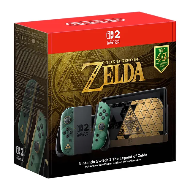 Nintendo Switch 2 Edizione speciale 40º anniversario di The Legend of Zelda