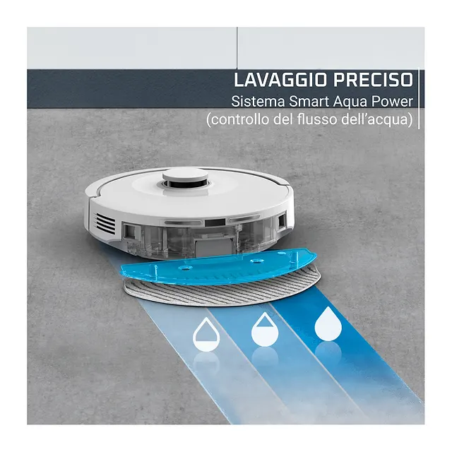 Rowenta Robot aspirapolvere e lavapavimenti X-Plorer RR8797WH, vista 3