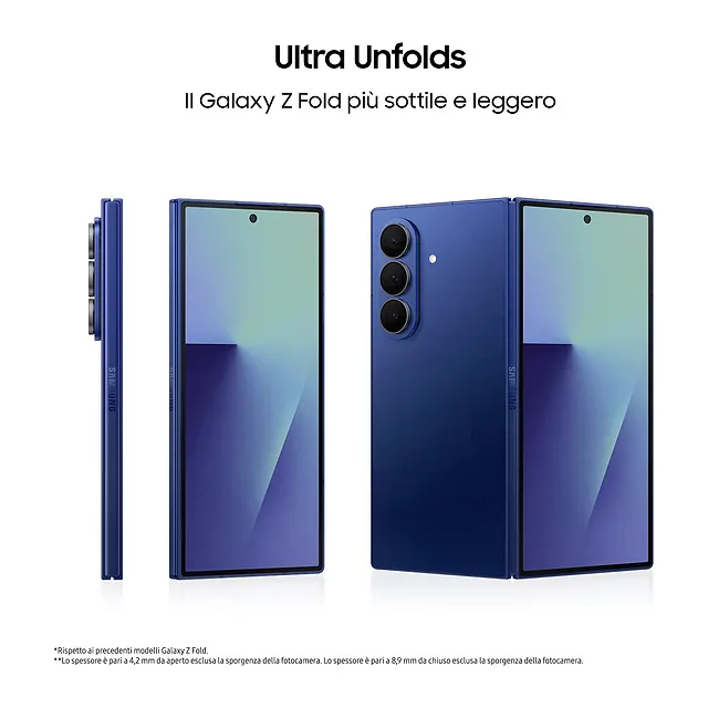 Samsung Galaxy Z Fold7 Jet Black, vista 4