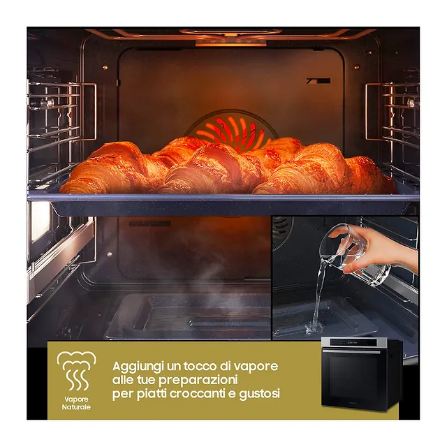 Samsung Forno da incasso 76 L NV7B4040VBS, vista 5