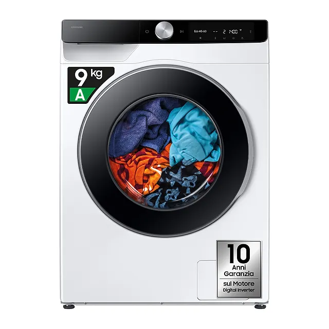 Samsung Lavatrice 9 kg WW90DG6G94LKU3, vista 2