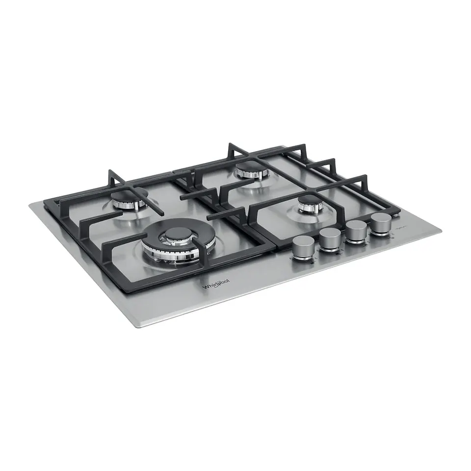 Whirlpool Piano cottura a gas 4 fuochi 60 cm GMR 6422/IXL